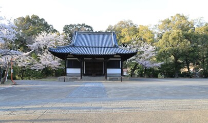  A scene of Shunjo-do Hall in the precincts of Todai-ji Temple in Nara City in Nara Pref.