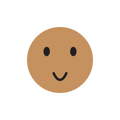 Green Sad Face Simple Vector Emoticon Icon