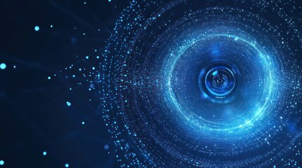 Abstract digital eye vision