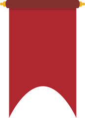 Obraz premium Red Pennant Flag