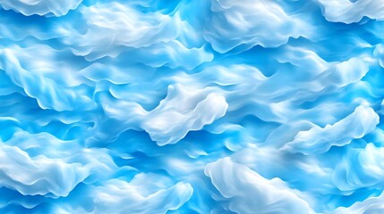 Obraz premium Abstract Blue Cloud Swirl Background - Abstract backgrounds