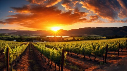 Fototapeta premium valley napa wine