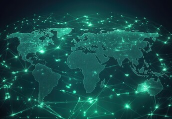 Global Network Connection: A Visualization of Worldwide Interconnectivity
