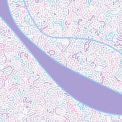 ILLUSTRATION ABSTRACT DECORATIVE MESSY BACKGROUND PASTEL COLOR WITH TURING TEXTURE. DISTRESS DIRTY ROUGH DESIGN VECTOR