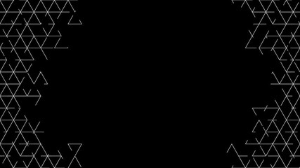 Animation pattern set, seamless loop moving lines, triangle shapes, motion graphics collection for overlay and decorative purposes. - Powered by Adobe