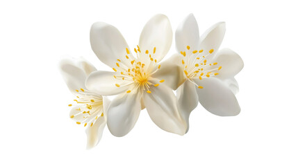 Fototapeta premium white flower isolated on white