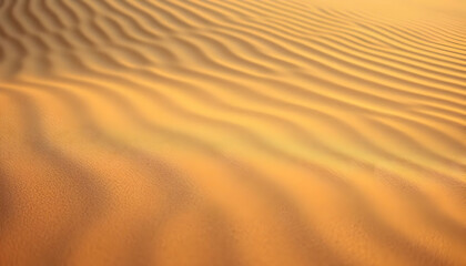 Fototapeta premium Golden Sand Dune Texture In Desert