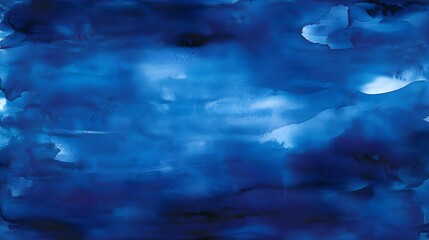 Fototapeta premium Abstract Blue Watercolor Texture Background - Abstract art