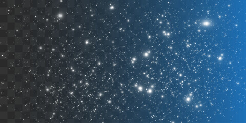 Snowflake design. Winter. Snowfall. White and blue. Scattered snowflakes. December theme. Snow landscape. Hurricane. Christmas cards, Winter snowfall with white snowflakes falling effect.