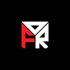 OFR letter logo creative design with vector graphic, OFR simple and modern logo. OFR luxurious alphabet design