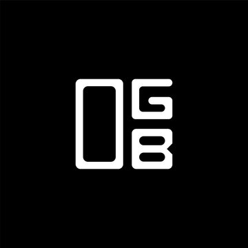 OGB letter logo creative design with vector graphic, OGB simple and modern logo. OGB luxurious alphabet design