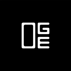 OGE letter logo creative design with vector graphic, OGE simple and modern logo. OGE luxurious alphabet design