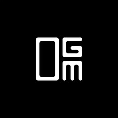 OGM letter logo creative design with vector graphic, OGM simple and modern logo. OGM luxurious alphabet design