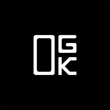 OGK letter logo creative design with vector graphic, OGK simple and modern logo. OGK luxurious alphabet design