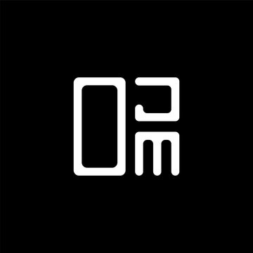 OJM letter logo creative design with vector graphic, OJM simple and modern logo. OJM luxurious alphabet design