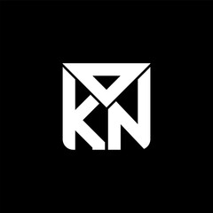 OKN letter logo creative design with vector graphic, OKN simple and modern logo. OKN luxurious alphabet design