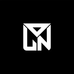 Fototapeta premium OLN letter logo creative design with vector graphic, OLN simple and modern logo. OLN luxurious alphabet design