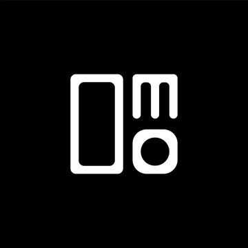 OMO letter logo creative design with vector graphic, OMO simple and modern logo. OMO luxurious alphabet design