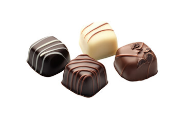 Fototapeta premium Chocolate Milk Blend on transparent background