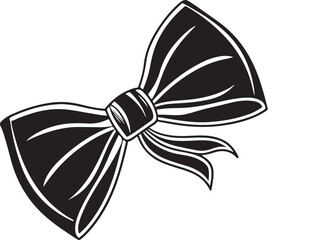 A black bow with a bow on it that says bow set