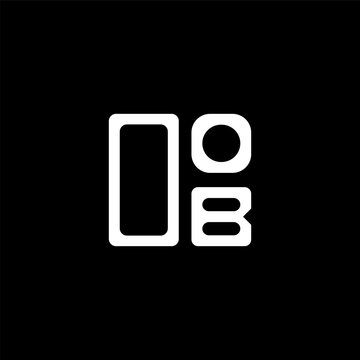 OOB letter logo creative design with vector graphic, OOB simple and modern logo. OOB luxurious alphabet design