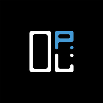 OPL letter logo creative design with vector graphic, OPL simple and modern logo. OPL luxurious alphabet design