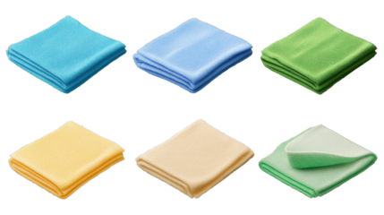 Yellow sticky memo pad with blank blue notes, an isolated office reminder