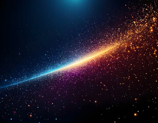 Obraz premium Modern Technology Particle Abstract Background Wallpaper. Abstract space background with copy space.