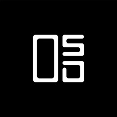 OSD letter logo creative design with vector graphic, OSD simple and modern logo. OSD luxurious alphabet design