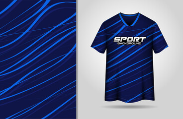 Sport jersey design with abstract line background