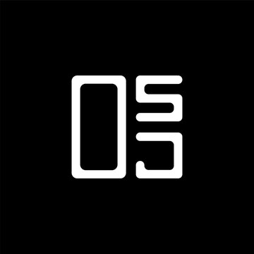 OSJ letter logo creative design with vector graphic, OSJ simple and modern logo. OSJ luxurious alphabet design
