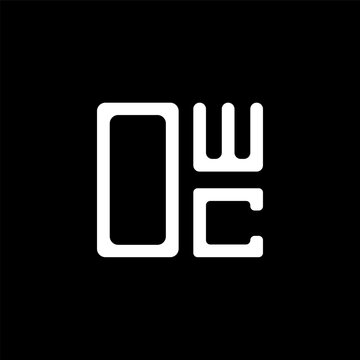 OWC letter logo creative design with vector graphic, OWC simple and modern logo. OWC luxurious alphabet design