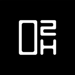 OZH letter logo creative design with vector graphic, OZH simple and modern logo. OZH luxurious alphabet design