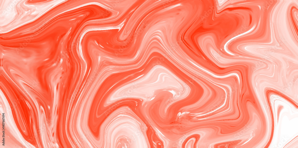 Poster abstract white orange background with waves, abstract bright acrylic liquid background. liquid soft 