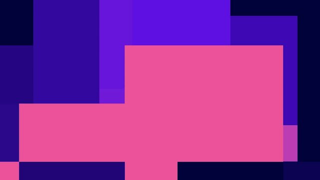 Abstract pixel art purple pink blocks