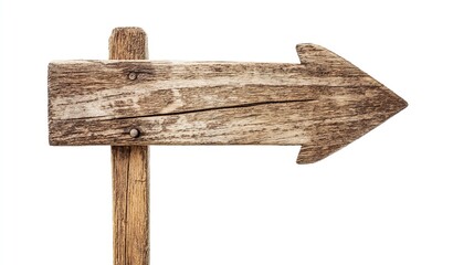 Wooden Arrow Signpost Pointing Directions, Symbolizing Choices and Pathways in Life
