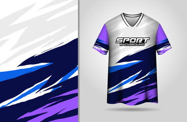 Sport jersey design with grunge colorful background © Abd