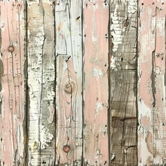 Old pink wooden planks, Cracked wooden texture