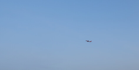 Airplane in the sky