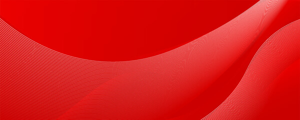 Abstract modern colorful gradient red curve background