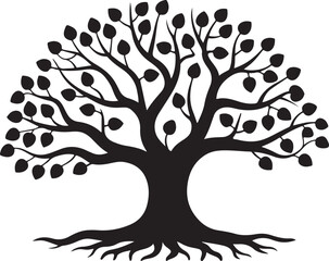 tree silhouette vector