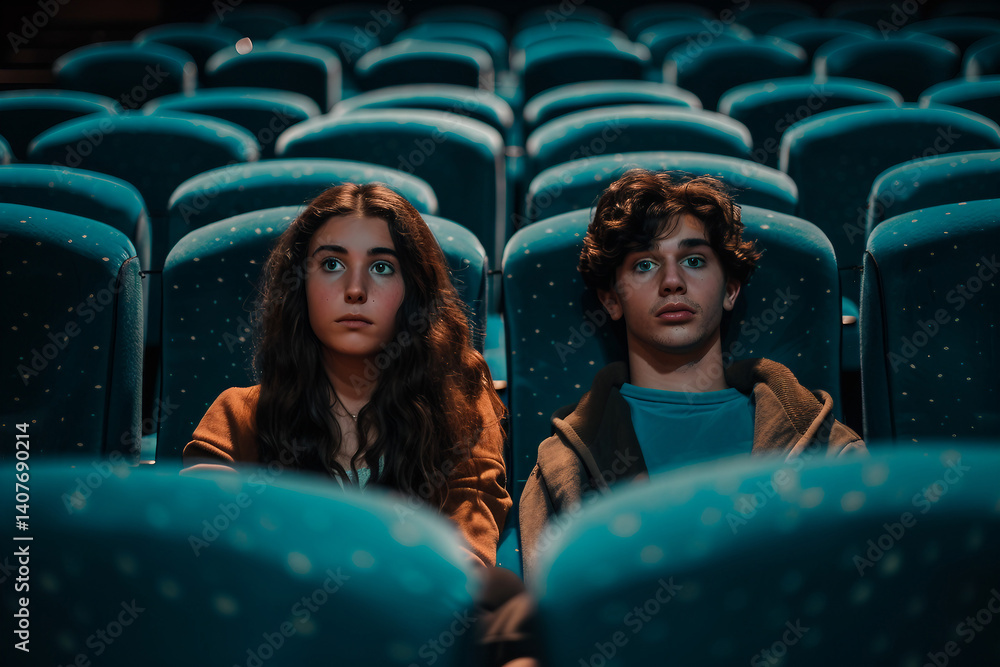 Poster ai generative image of audience enjoy live performance in theater
