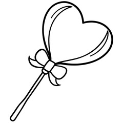Sweetheart Candy Outline Design
