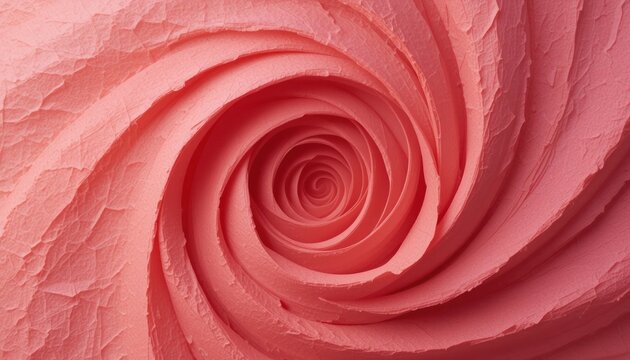 Swirling pink frosting design kitchen food texture sweet environment close-up viewpoint culinary concept for baking enthusiasts