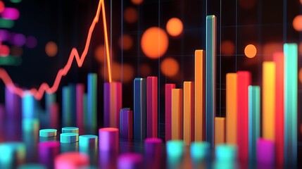 Dynamic and colorful business graphs analysis with energy and innovation in visual metrics : Generative AI
