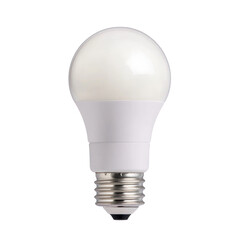 Innovative led bulb showcase modern home cutout background bright environment close-up view energy efficiency concept