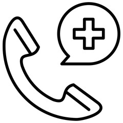 Fototapeta premium Emergency Call Icon