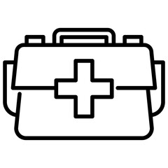 Fototapeta premium First Aid Kit Icon