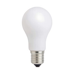 Innovative light bulb design home product photography studio close-up cutout background for visual appeal