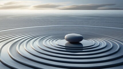 Fototapeta premium Hypnotic Artwork for Calm and Relaxation